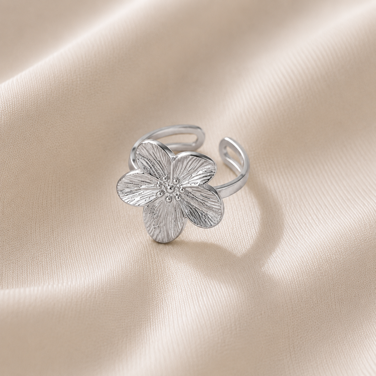 Big flower ring | stainless steel PRE ORDER